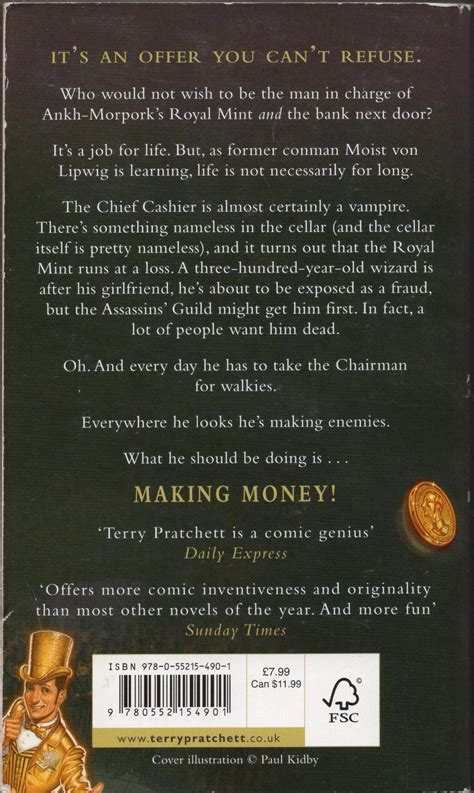 Whether to give $50 or not fifty bucks is a lot of money in this game, but the book might contain some hidden secrets about making money. Making Money av Terry Pratchett (Häftad (Paperback)) - Fantasyhyllan