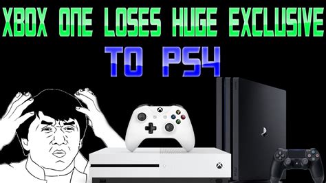 Xbox One Loses A Huge Exclusive Game To The Ps4 At The Worst Possible