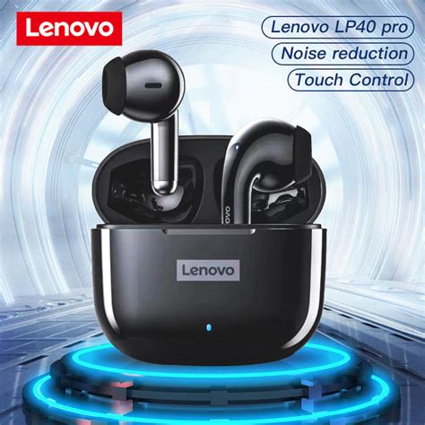Lenovo Lp40 Pro Bluetooth 51 Noise Reduction Earbuds Compro System