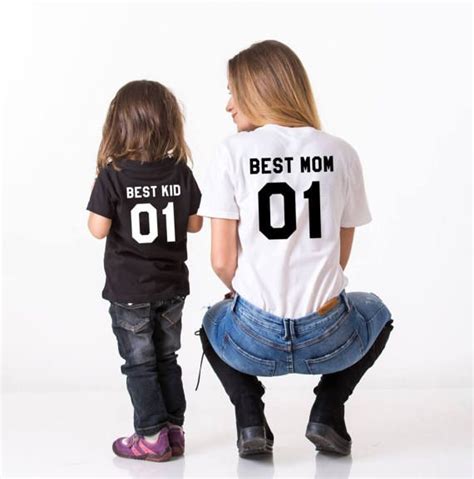 Mother Son Matching Personalized Mother Son Shirts Custom Etsy Mother Daughter Matching