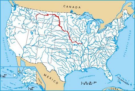 Missouri River Map