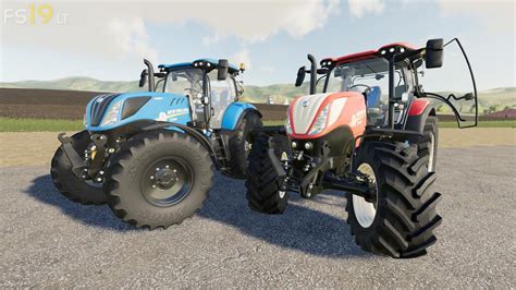 New Holland T7 Series Pack V 11 Fs19 Mods Farming Simulator 19 Mods