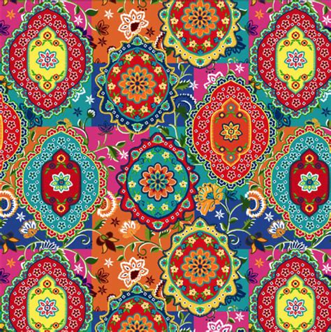 17 Ide Penting Indian Fabric Patterns