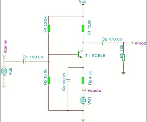 Amplitude Modulation Circuit Implementation Electrical