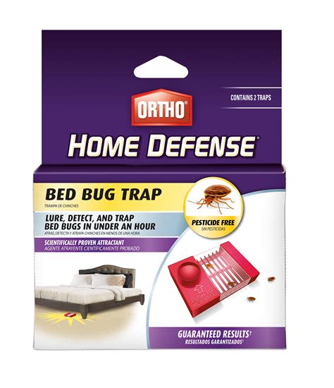 Ortho Home Defense Bed Bug Trap 2 Traps Pesticide Free And Easy To Use