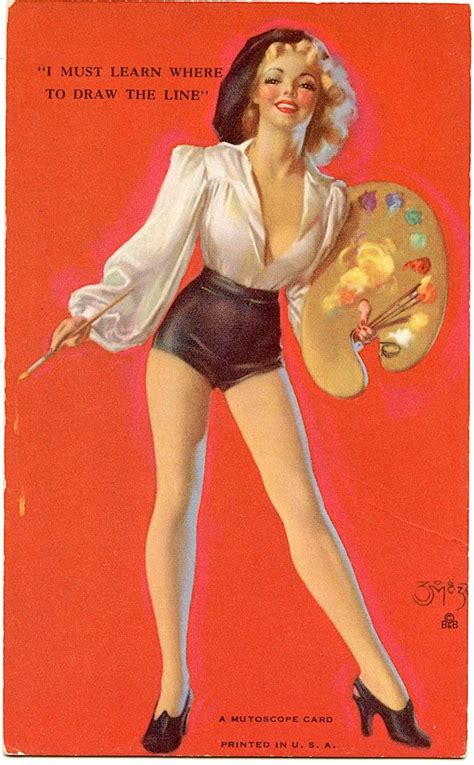 Lot Original A Mutoscope Card Pin Up Girl 1940s 1950s
