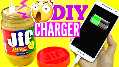 بازی ایرانی (کانال اختصاصی) 279 دنبال کننده. DIY PEANUT BUTTER PHONE CHARGER | Phone Charger Tutorial - YouTube
