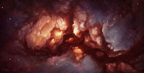 Artstation The Dead Stars Nebula Eva Kosmos