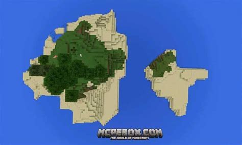 Perfect Survival Island Minecraft Pe Seeds Mcpe Box