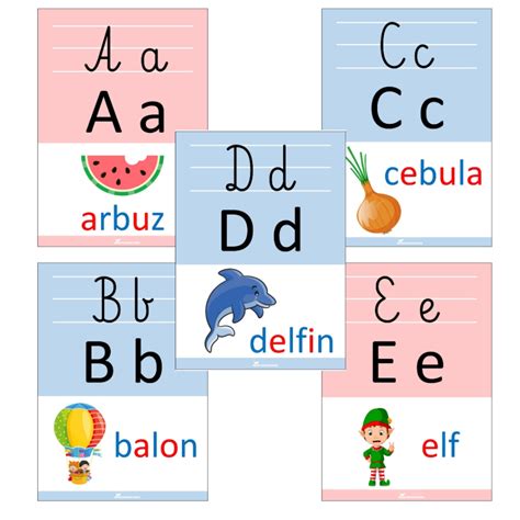 Alfabet Plansze Demonstracyjne Do Druku Pdf Words Montessori Word