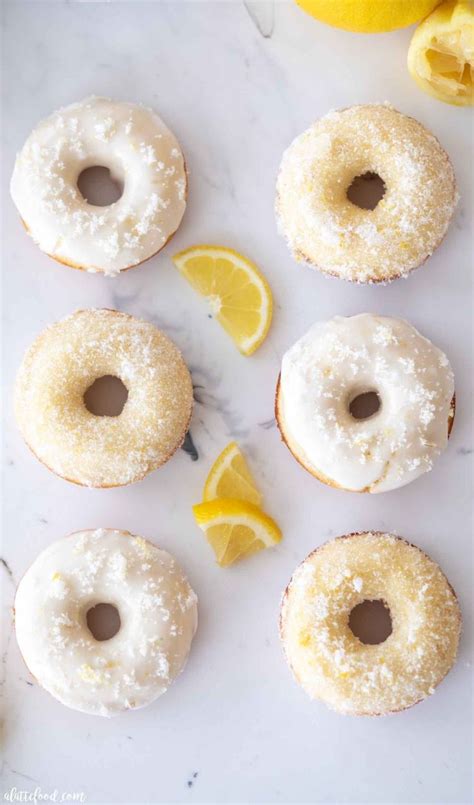 This Baked Lemon Donuts Recipe Is Topped With A Lemon Glaze Or It Can