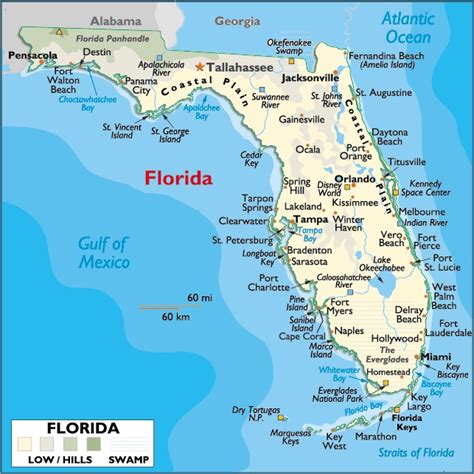 Map Fort Walton Beach Florida Tourist Map Of English