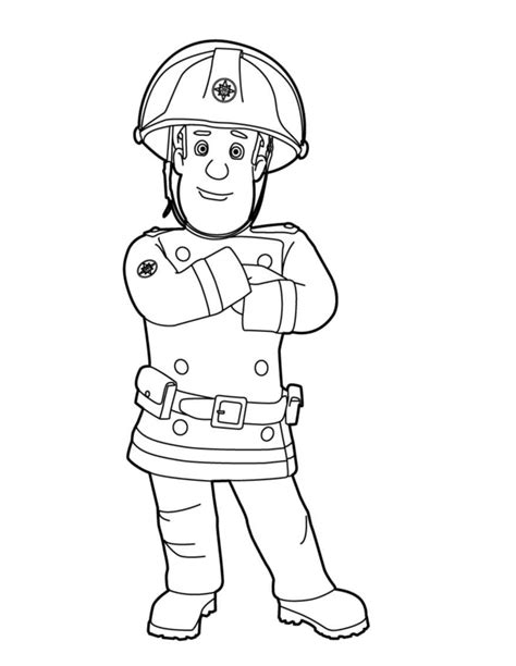 Fireman Sam Coloring Pages Best Coloring Pages For Kids