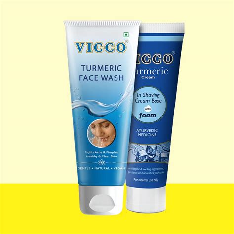 Buy Vicco Face Wash And Vicco Shaving Cream Pack Vicco Labs