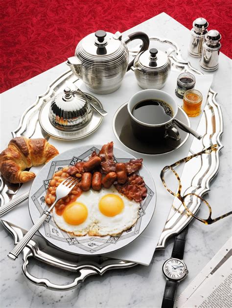 Foldable legs make the bed tray easy to store without taking up extra space. King-Hotel_0051 | Food, Hotel breakfast, Luxury food