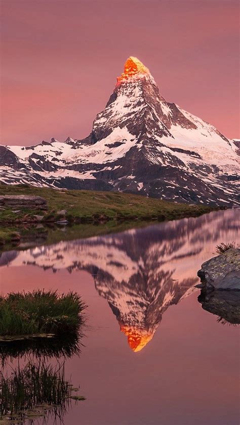 Matterhorn Reflected In The Stellisee Backiee