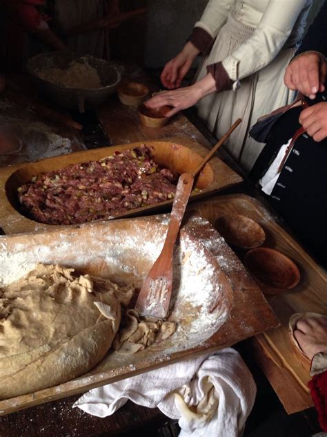 Medieval Cookery Making Meat Pies At Ronneburg Castle Kitchen 100