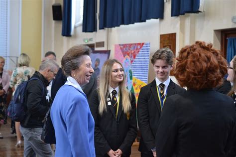 Photos Show Princess Anne Visiting Southend Grammar School To Open New Building Essex Live