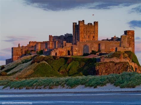 Bamburgh Castle Is Built On A Basalt Outcrop The Location Was