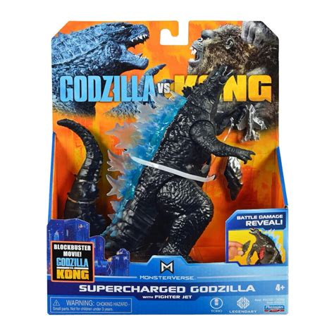 Buy Monsterverse Godzilla Vs Kong Supercharged Godzilla With Fighter