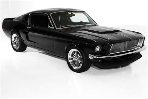 1968 Ford Mustang Black Shelby Options 5 Speed