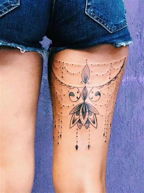 tattoo at the back of leg viraltattoo