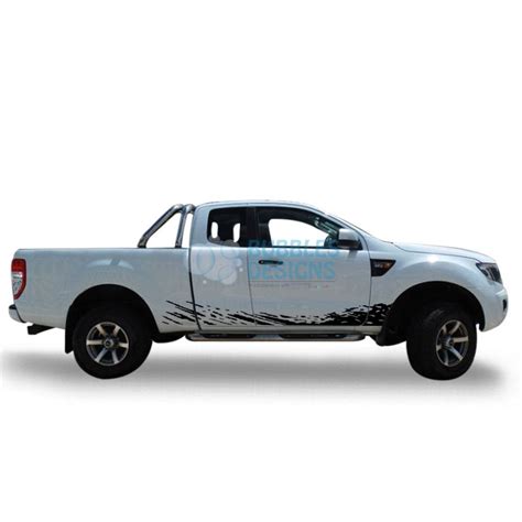With factory looks & precision perfect fit! Decal Ford Ranger Super Cab 2011 - Present