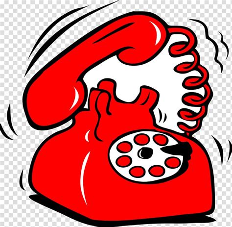 Red Telephone Art Telephone Call Cartoon Cartoon Red Phone