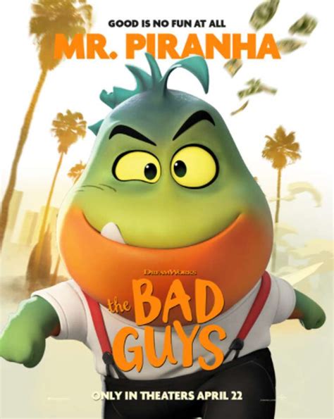 The Bad Guys Mr Piranha Poster Online Puzzle