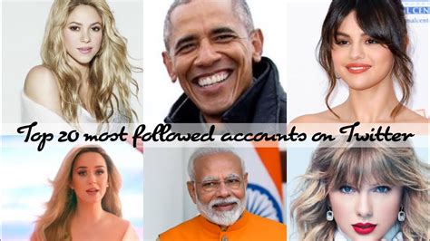 Top 20 Most Followed Accounts On Twitter In The World In 2020 Youtube