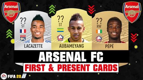 Fifa 20 Arsenal Fc First And Present Cards 🧐💯 Ft Aubameyang