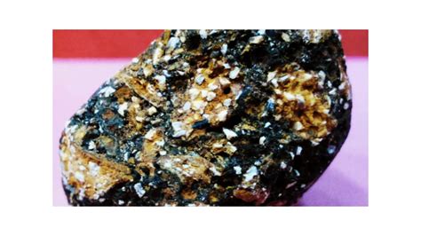 Lunar Meteorite Plagioclase Breccia Lunar Meteorite Youtube
