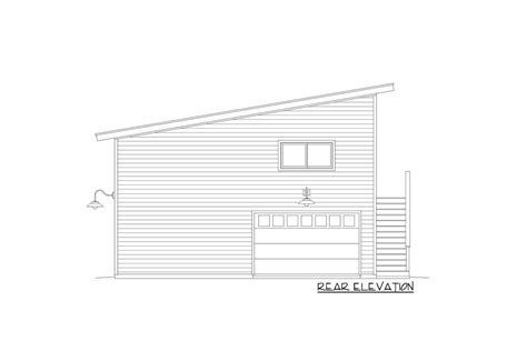 Plan 68670vr Rv Garage Plan Loft Accessible By External Stairs In 2022