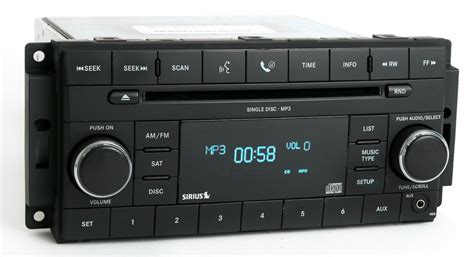 Chrysler Jeep Dodge Radio Receiver Sat Aux Mp3 Cd Player Uconnect