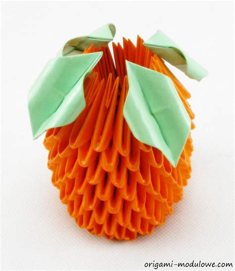 Modular Origami Orange By Origamimodulowe On Deviantart
