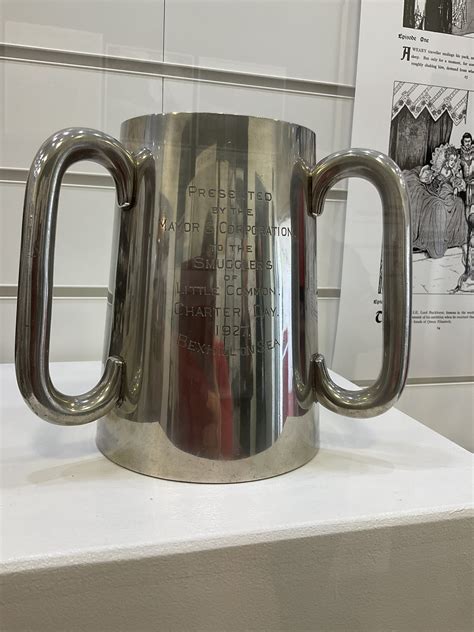 Bexhill Museum On Twitter Three Handled Pewter Loving Cup Presented
