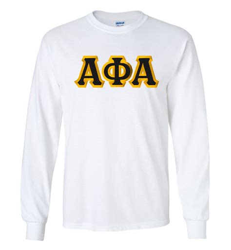 Alpha Phi Alpha Custom Twill Long Sleeve T Shirt