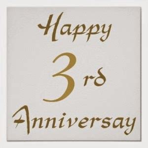 An anniversay is a very important milestone. Celebrating a Third Work Anniversary