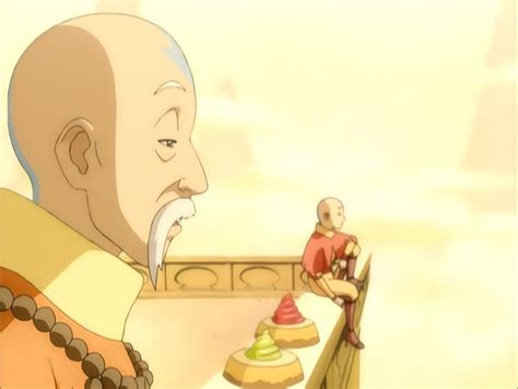 Avatar Aang Hearing Monk Gyatso Tell Him That His Questions Will Be