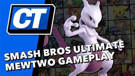 Mewtwo Gameplay In Super Smash Bros Ultimate Youtube