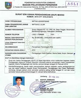 Sejak awal tahun 2019, sudah disosialisasikan bahwa pengurusan iumk sebagai izin usaha dalam sektor perkoperasian dan. Contoh Surat Izin Usaha Perdagangan