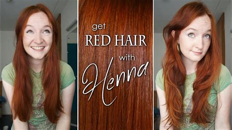 How To Dye Your Hair Red With Henna Youtube
