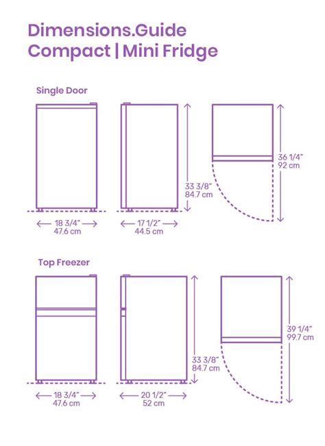 We all want the best refrigerators, but what about size? Compact | Mini Refrigerator | Refrigerator dimensions ...