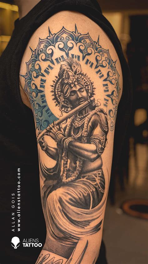 Full Sleeve Krishna Tattoo By Allan Gois On Behance