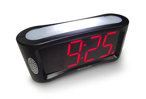 Travelwey Home Led Digital Alarm Clock Outlet Powered No Frills