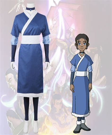 Avatar Legend Of Korra Katara New Edition Cosplay Costume Halloween Costume Outfits