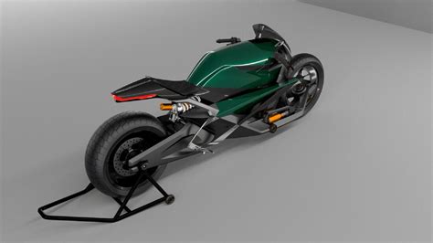 Bentley Motorrad Voltage Racer E Motorrad Entwurf Eines Autodesigners