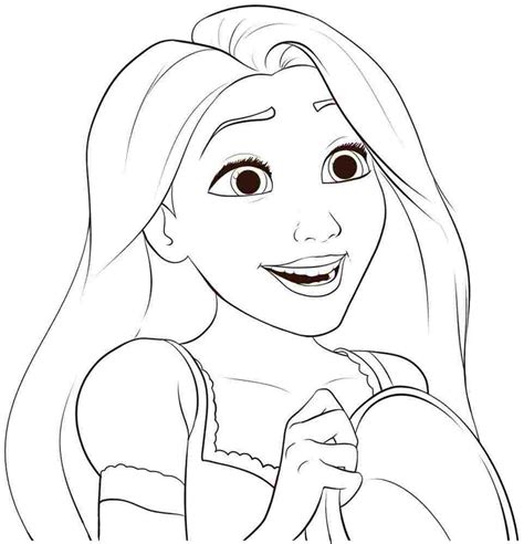 Top 20 princess rapunzel coloring pages for kids. Rapunzel coloring pages to download and print for free