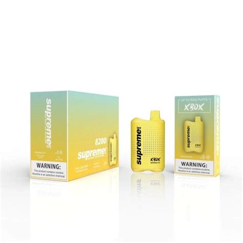 Supreme Xbox 8200 Puffs Disposable Vape 1 Pack Smokers World Woh