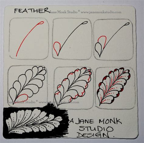 Check spelling or type a new query. One Tangle : Step Out for "Feather" | Zentangle patterns ...